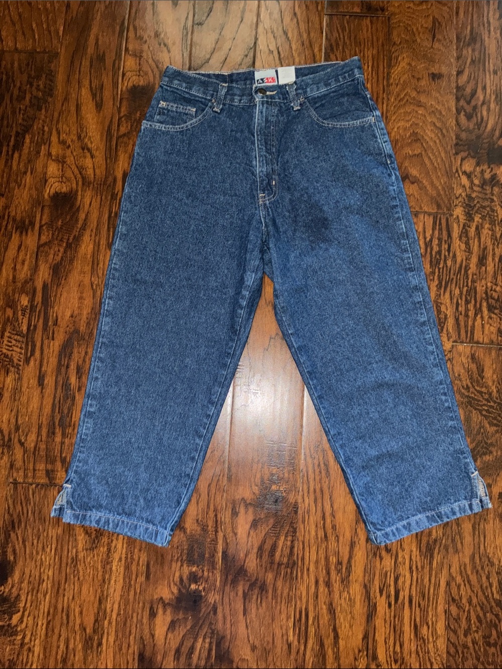 ASKK NY Dark Blue Cropped Ankle Jeans